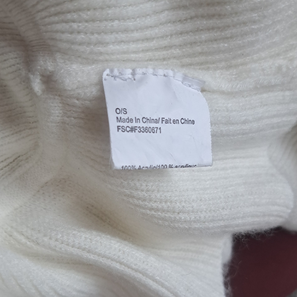 Source Unknown White Ruffled Scarf - Picture 2 of 3